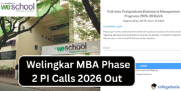 Welingkar MBA Phase 2 PI Calls 2026 Out Check GDPI Dates Here